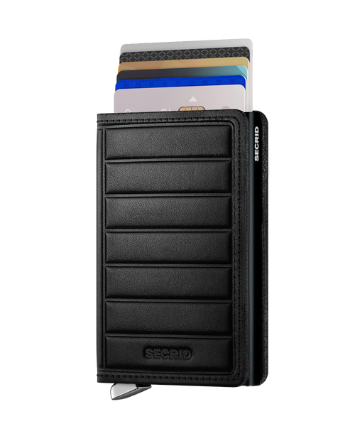 Secrid Premium Slimwallet Emboss Lines Black