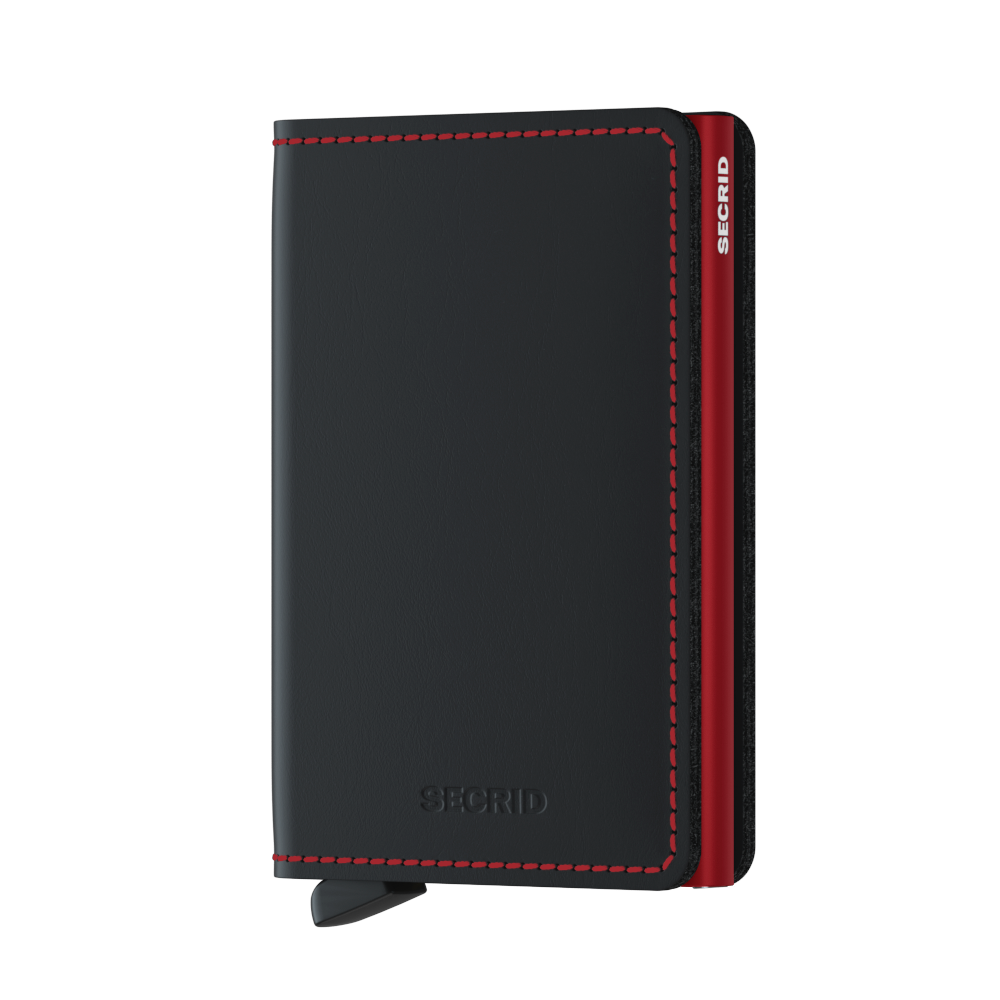 Secrid Slimwallet Matte Black/Red