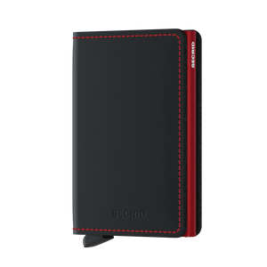 Secrid Slimwallet Matte Black/Red