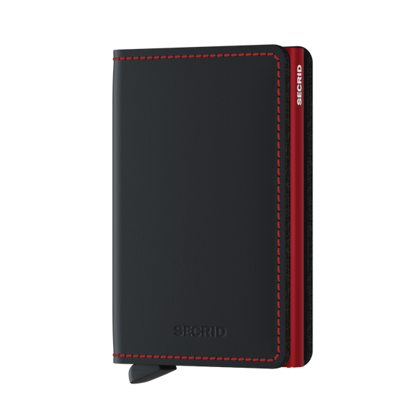 Secrid Slimwallet Matte Black/Red