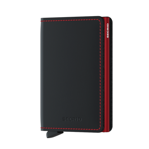 Secrid Slimwallet Matte Black/Red