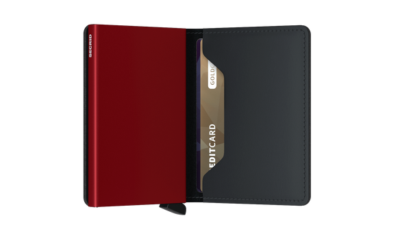 Secrid Slimwallet Matte Black/Red