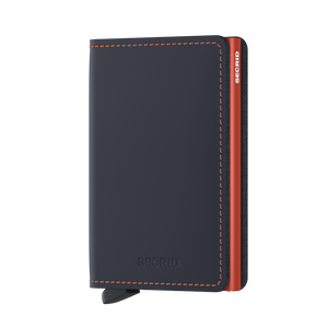 Secrid Slimwallet Matte Nightblue/Orange