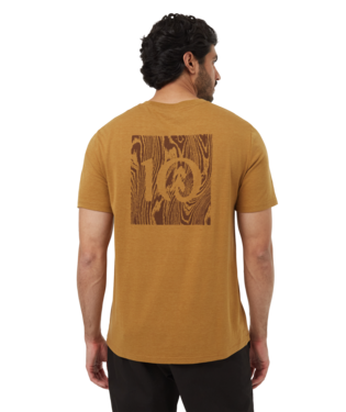 Ten Tree Mens  Golden Brown/Soil Woodblock Ten Tshirt