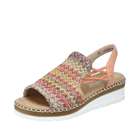 Rieker Ladies Multi V1241-90 Regina Sandal