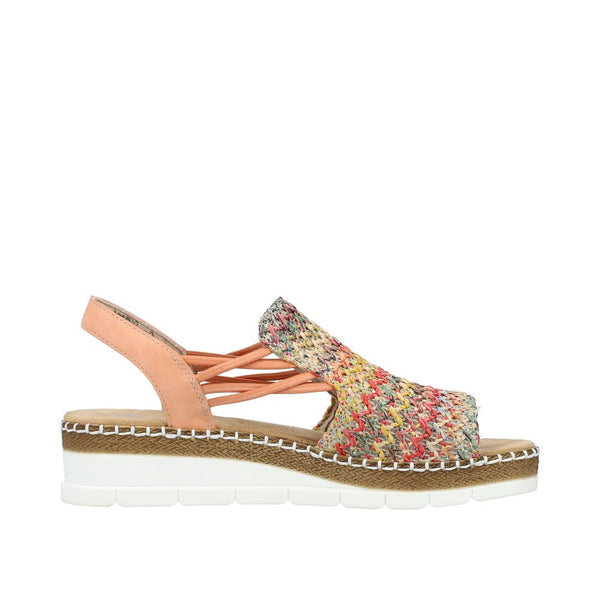 Rieker Ladies Multi V1241-90 Regina Sandal