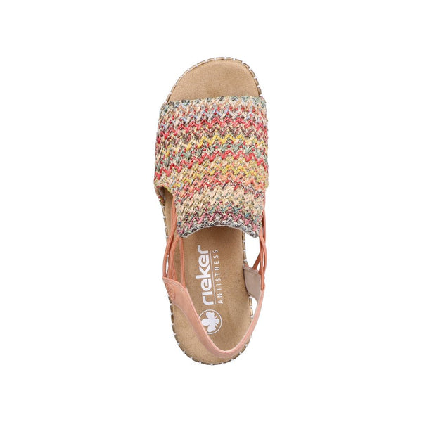 Rieker Ladies Multi V1241-90 Regina Sandal