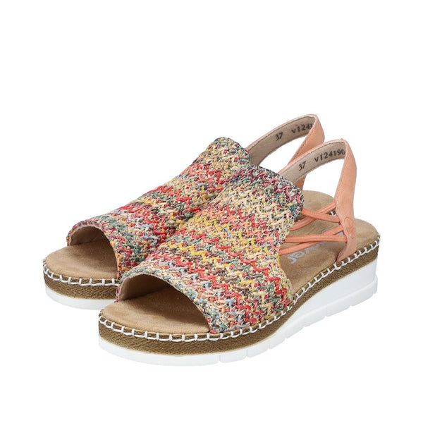 Rieker Ladies Multi V1241-90 Regina Sandal