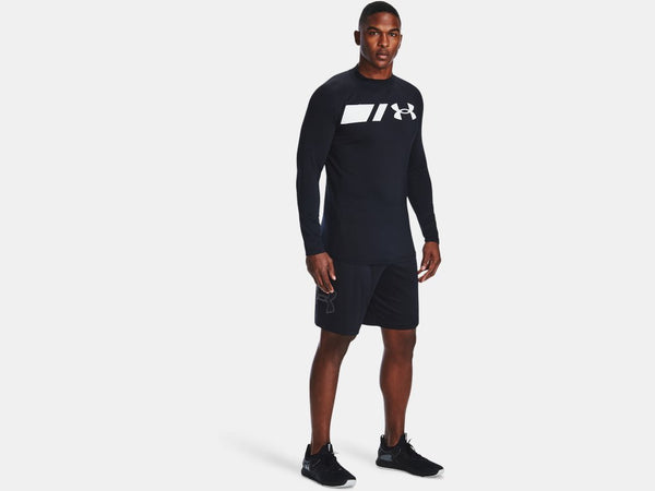 Under Armour Mens Black Tech Graphic Short