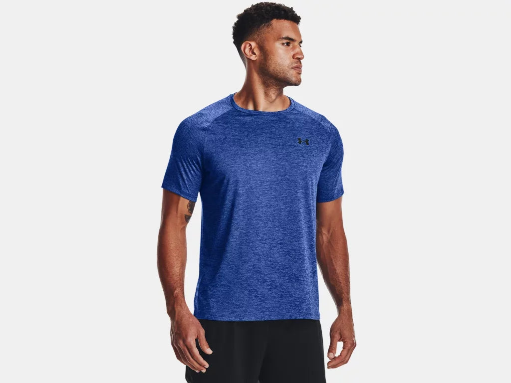 Under Armour Mens Tech Blue Tech 2.0 SS Tshirt