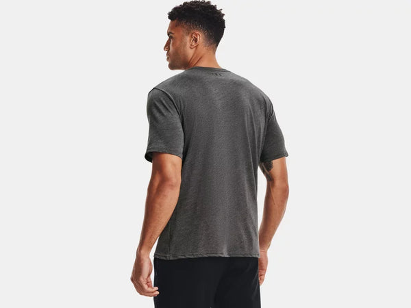 Under Armour Mens Charcoal Heather Sportstyle Left Chest SS Tshirt