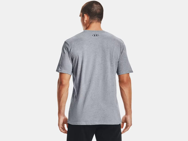 Under Armour Mens Steel Light Heather Sportstyle Left Chest SS Tshirt