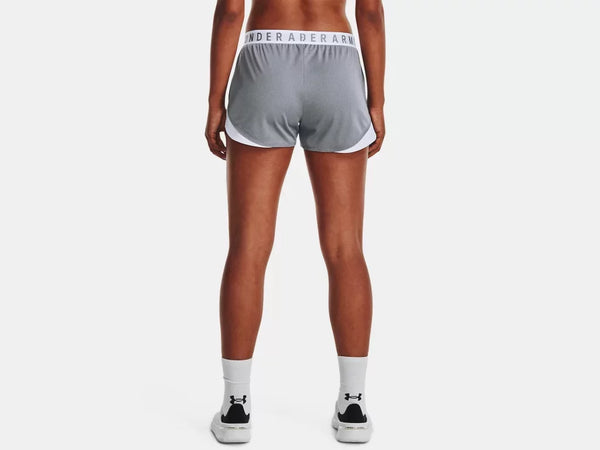 Under Armour Ladies Steel Light Heather Play Up 3.0 Shorts