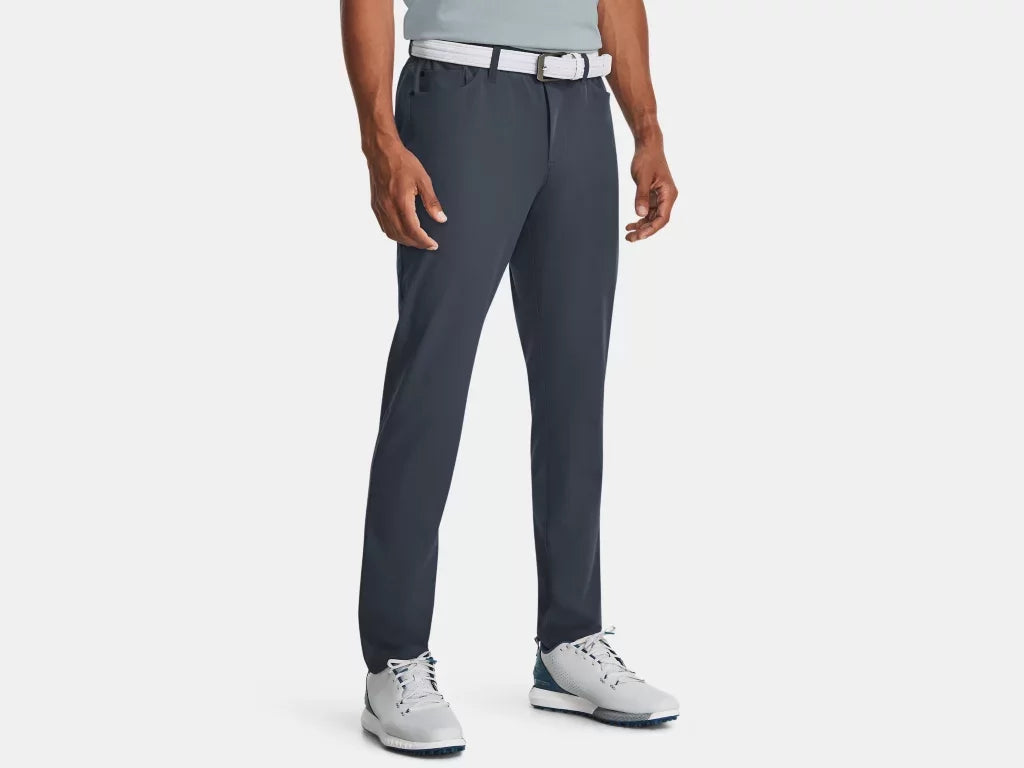 Under Armour Mens Downpour Grey Drive 5 Pocket Pant