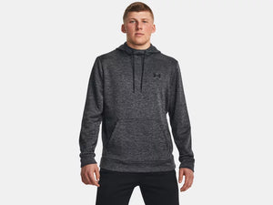 Under Armour Mens Black Armour Fleece Twist Hoodie