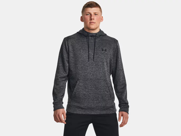 Under Armour Mens Black Armour Fleece Twist Hoodie