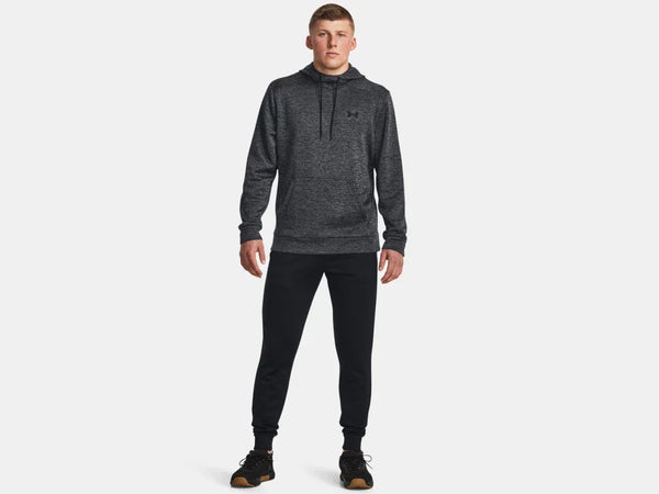 Under Armour Mens Black Armour Fleece Twist Hoodie