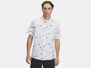 Under Armour Mens White/Halo Grey Drift Tide Shirt