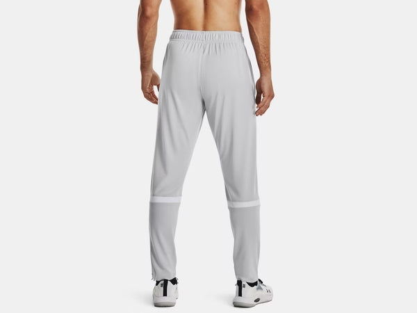 Under Armour Mens Mod Grey/White Team Knit Warmup Pant