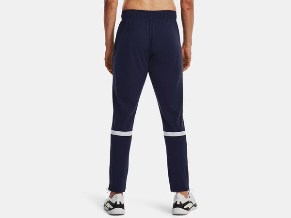 Under Armour Mens Midnight Navy/White Team Knit Warmup Pant