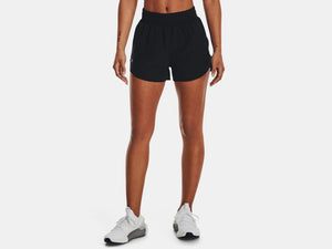 Under Armour Ladies Black Flex Woven 3" Shorts