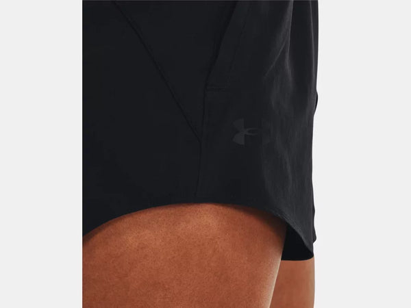 Under Armour Ladies Black Flex Woven 3" Shorts