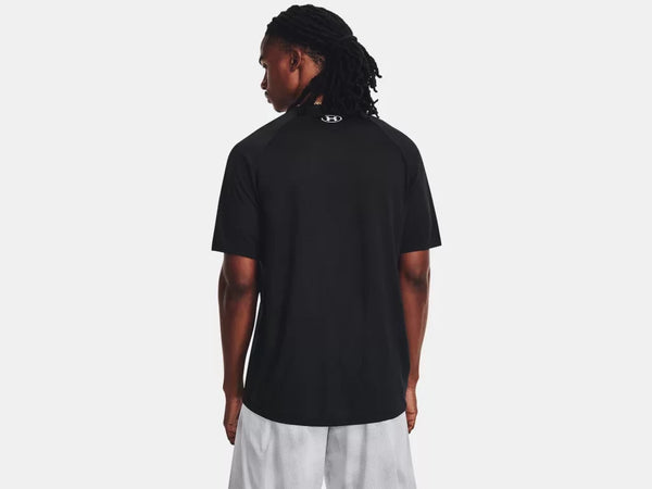 Under Armour Mens Black Tech Print Fill SS Tshirt