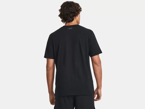 Under Armour Mens Black Branded Gel Stack SS Tshirt