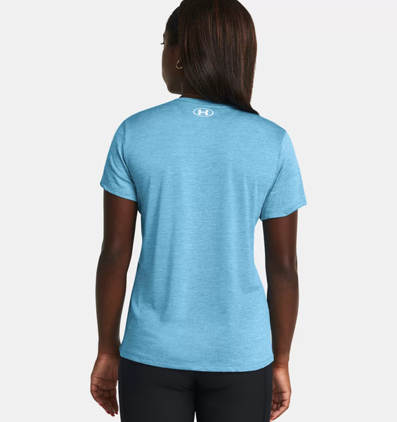 Under Armour Ladies Capri/White Tech V-Neck SS Tshirt