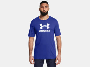 Under Armour Mens Royal Hockey Icon Ss Tshirt