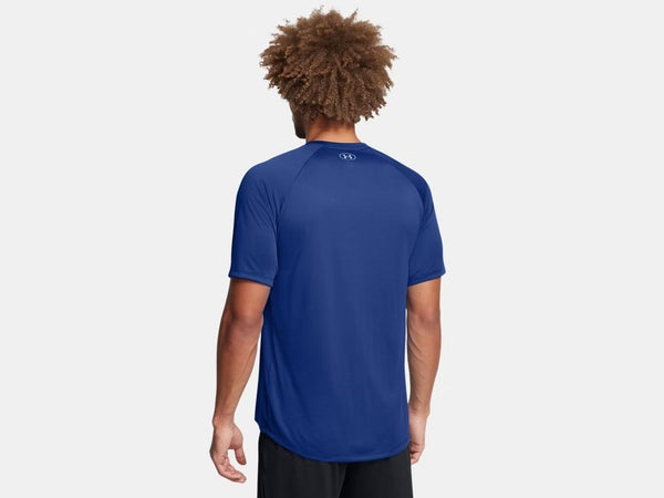 Under Armour Mens Tech Blue Tech Novelty SS Tshirt