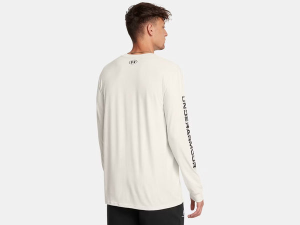 Under Armour Mens Summit White Glitch LS Shirt