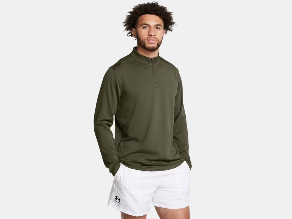 Under Armour Mens Marine Green Moton 1/4 Zip