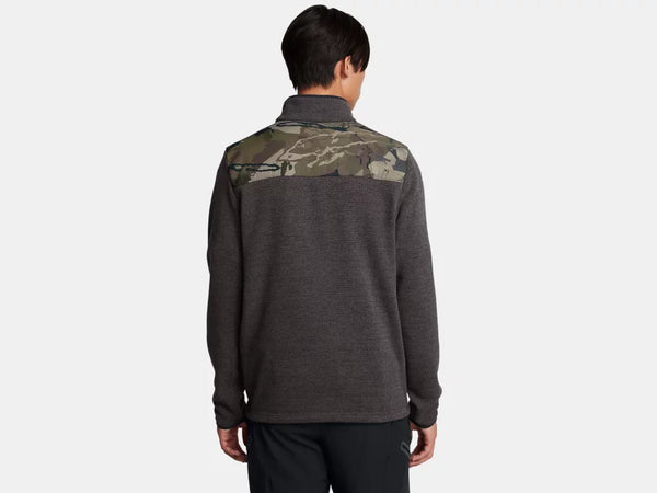 Under Armour Mens Charcoal Specialist Quarter Zip