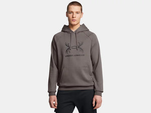 Under Armour Mens Fresh Clay Rival Antler Hoodie