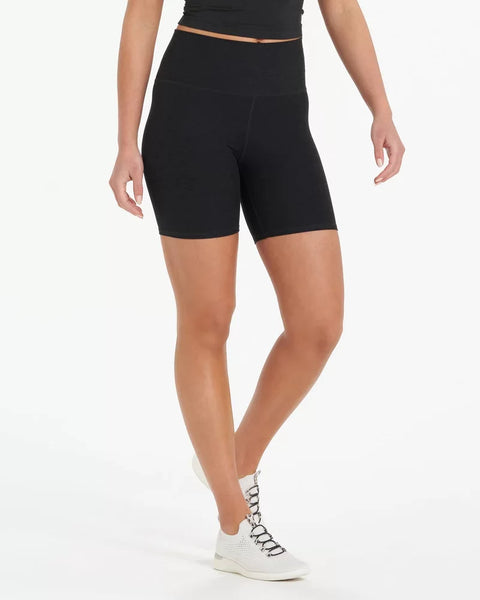 Vuori Ladies Black Heather Clean Elevation Shorty