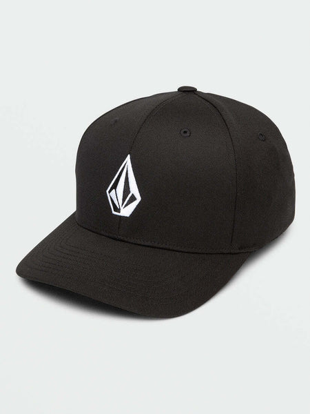 Volcom Mens Black Full Stone Flexfit Hat