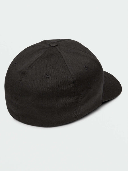 Volcom Mens Black Full Stone Flexfit Hat