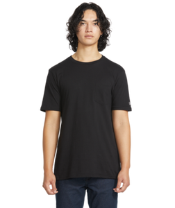 Volcom Mens Black Solid SS Pocket Tshirt