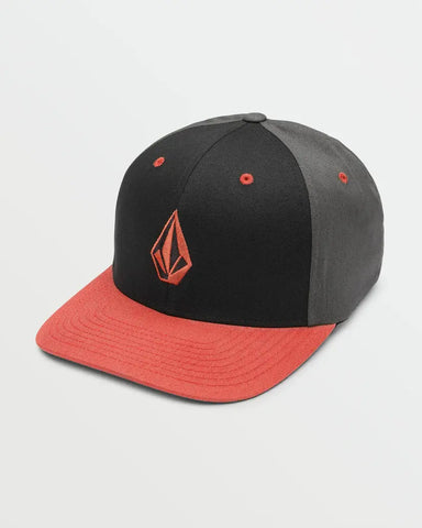 Volcom Mens Burnt Sienna Full Stone Flexfit Hat