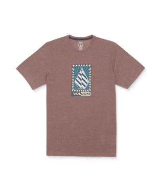 Volcom Mens Nutmeg Heather Warble SS Tshirt