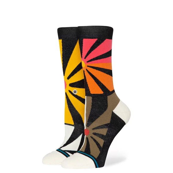 Stance Ladies Shine UR Light Black Crew Socks