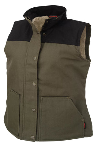 Richlu Tough Duck Ladies Duck Sherpa Lined Vest