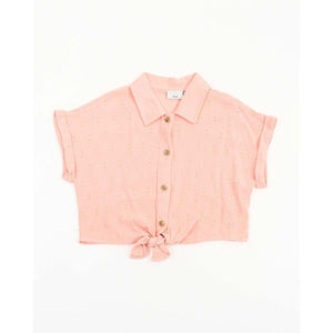 Mid Girls Peach Tshirt