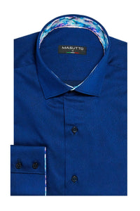 Masutto Mens York/92 LS Button down Shirt