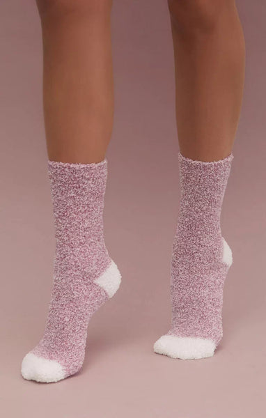 Z Supply Ladies 2Pk Plush Wine Socks