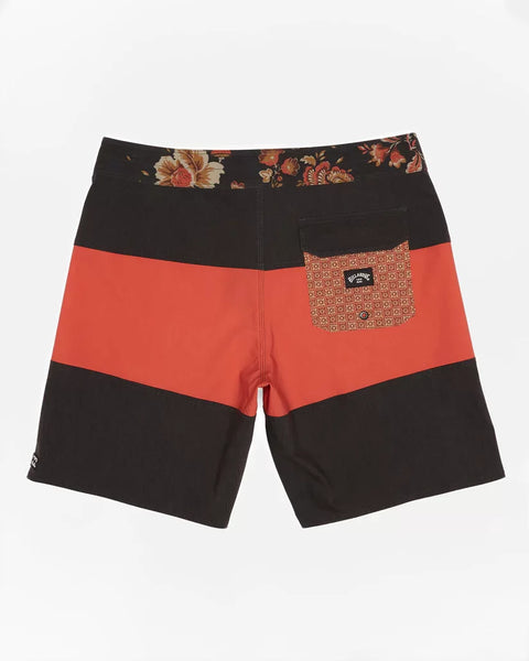 Billabong Mens Washed Red Tribong Boardshort