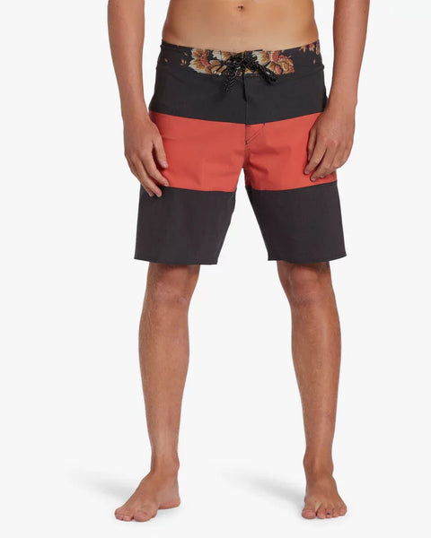 Billabong Mens Washed Red Tribong Boardshort