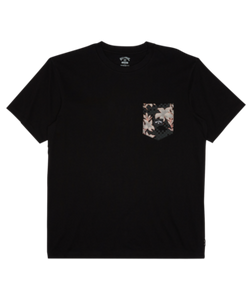 Billabong Mens Black Team Pocket SS Tshirt