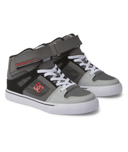 DC Boys Red/Heather Grey Pure High Top EV Shoe